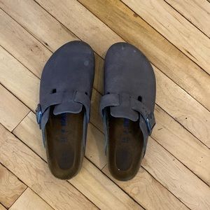 Birkenstock oiled leather clogs